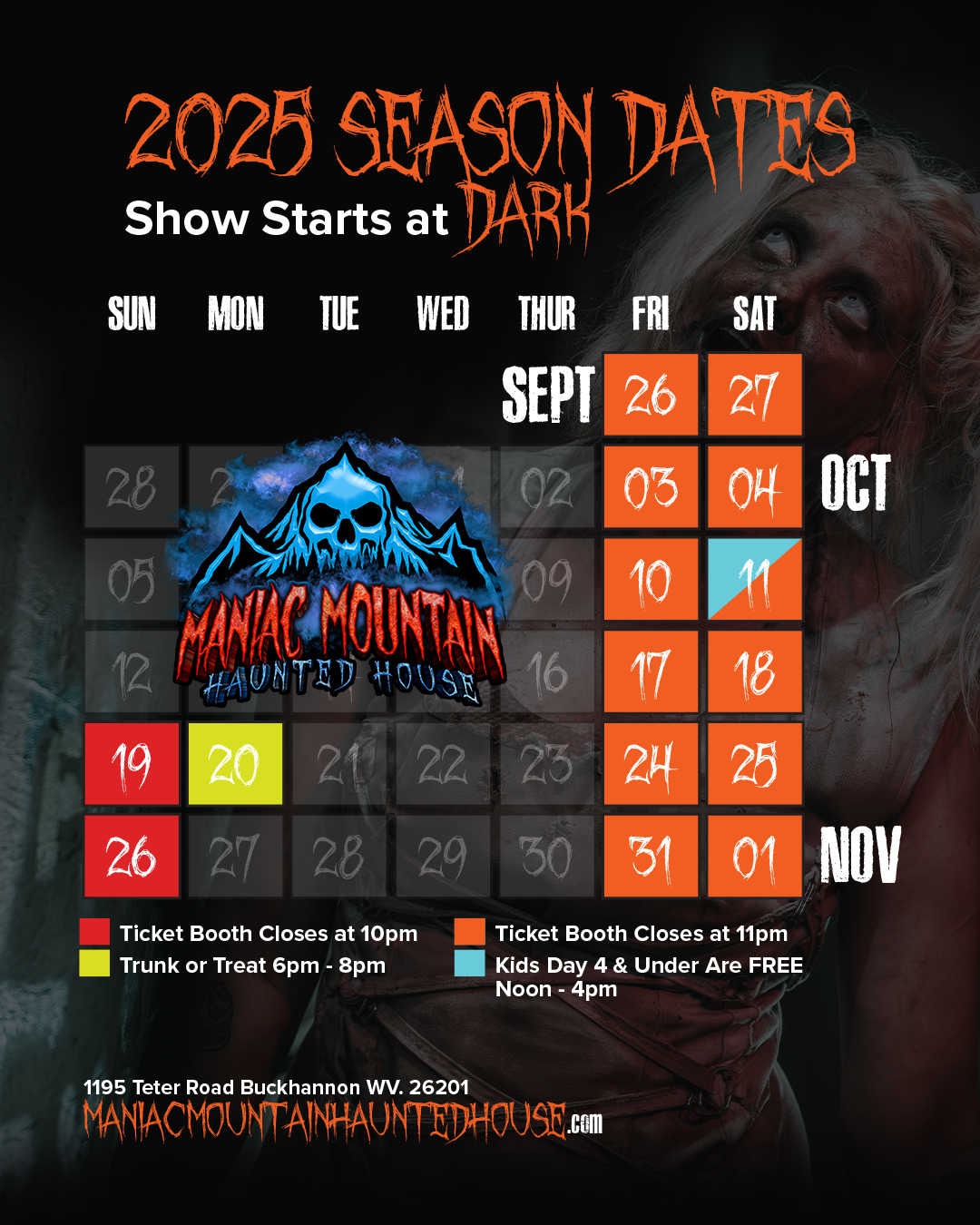 Ticket: Spooky Kids Day 2024/10/12 – 2024/10/12